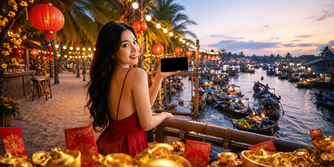 Người chơi tại Cần Thơ tận hưởng giải trí có trách nhiệm dưới ánh đèn lồng