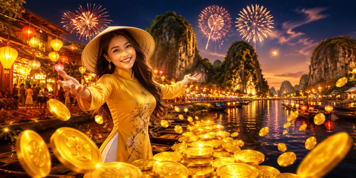 Không khí sôi động tại sảnh casino trực tuyến Việt Nam trên màn hình lớn