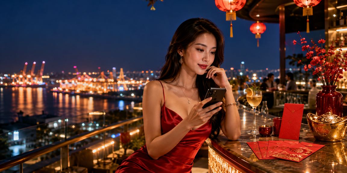 Phong bì đỏ may mắn và đèn lồng – biểu tượng khuyến mãi lễ hội tại vn27m Vũng Tàu